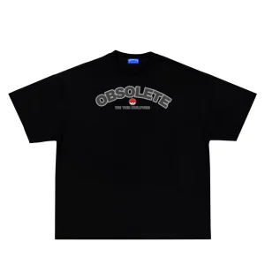 Obsolete Black Archlogo Relaxed Fit T-Shirt