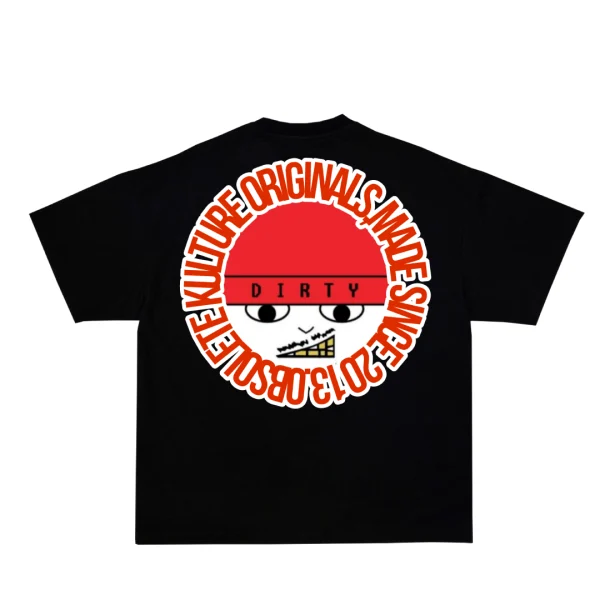 Obsolete Dirtylogo Black Boxy T-shirt