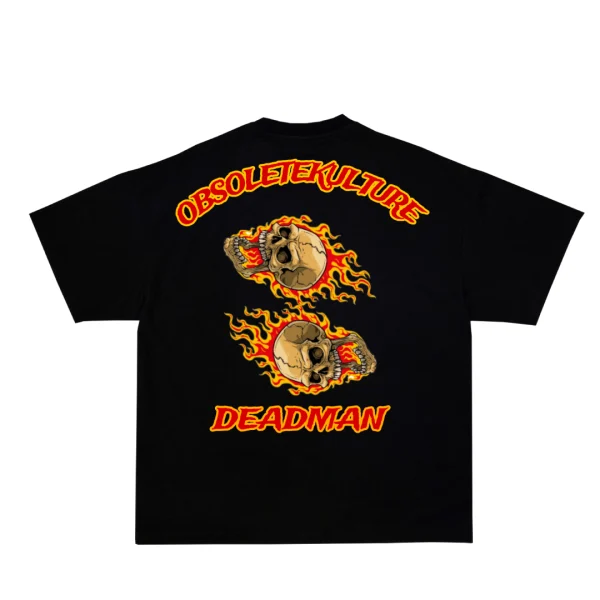 Obsolete Black  Deadman Boxy T-shirt